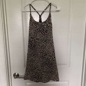 OV leopard print exercise dress NWOT